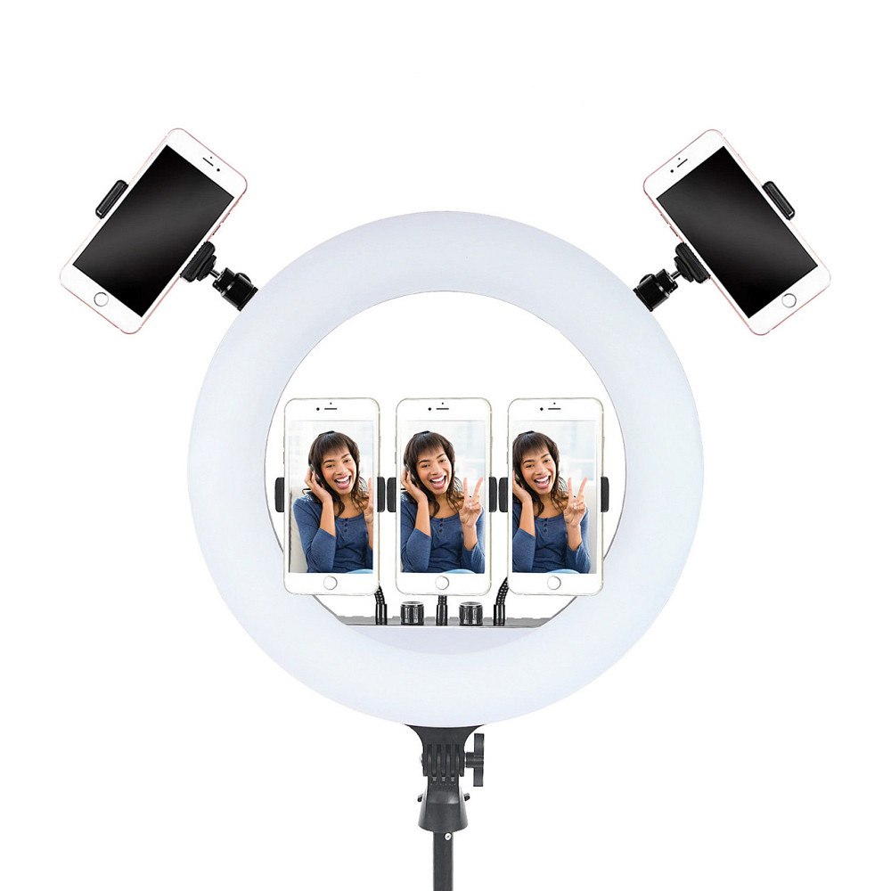 Кільцева лампа 45см LED RL-18 зі штативом 210см AC Prof Київ - фото 2