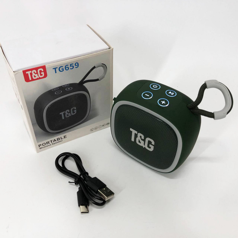 Портативна акустична bluetooth колонка TG659, Bluetooth колонка з зарядкою від usb TJ-88 Львів - фото 5