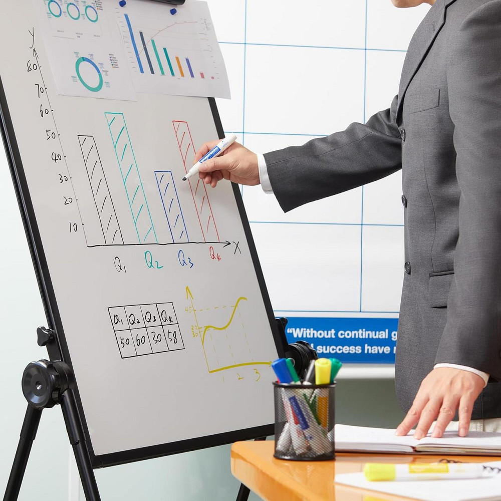 Набір маркерів для білої дошки Amazon Basics Low-Odor Chisel Tip різнокольорові 36 шт низький запах сухостираємий Київ - фото 5