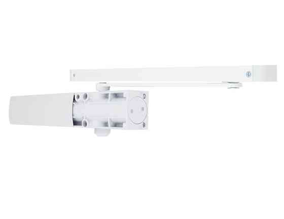 Доводчик с направляющим каналом от 45 до 65 кг SEVEN DC-7747 white Киев