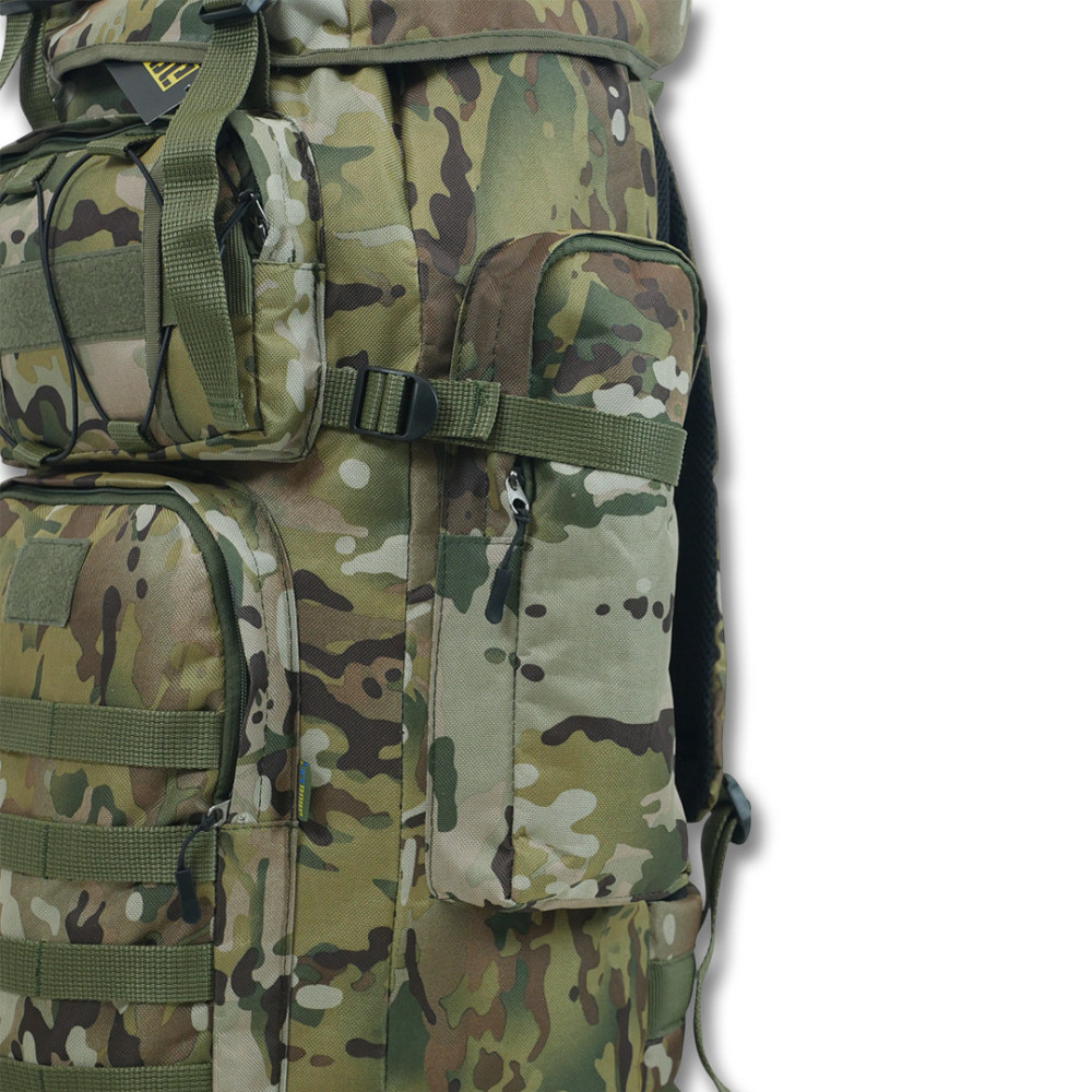 Тактичний рюкзак “Kiborg Pro” 70L Мультикам. Великий рюкзак тактичний multicam, армійський рюкзак на 70 літрів Київ - фото 4