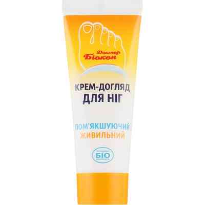 Крем для ног Біокон Доктор Биокон Смягчающий, питательный 75 мл (4820008317803) Винница