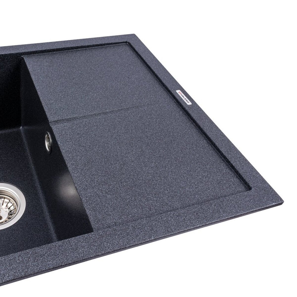 Гранітна мийка VALESO CALYPSO 7950 матова Карбон Коломыя - изображение 3