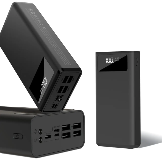 Універсальна мобільна батарея XO PR124 40000 mAh (Black) Вінниця - фото 9