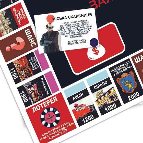 Настільна гра "Монополія Заходу України" PLR-0040 від 2 до 5 гравців Вінниця