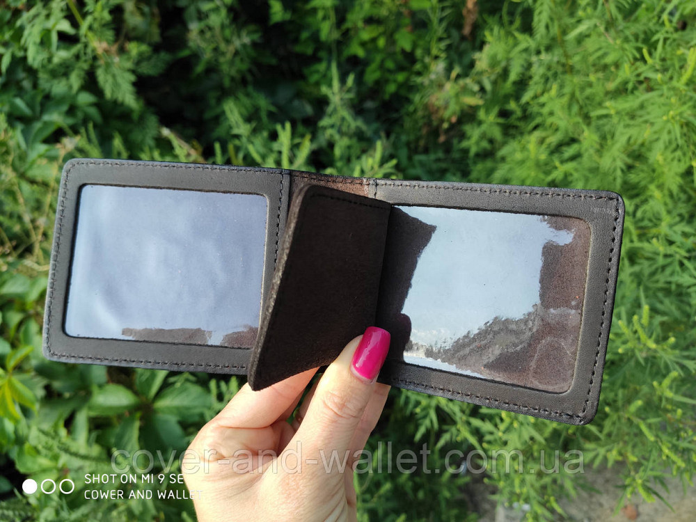 Кожаная обложка с карманом "Національна Гвардія Україна" Київ - фото 4