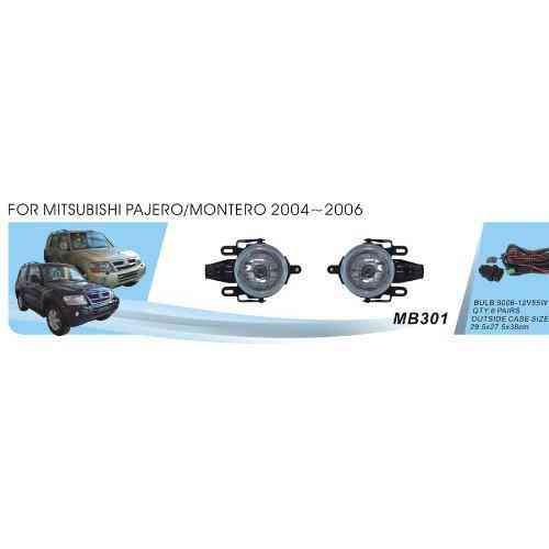 Дополнительные фары Mitsubishi Pajero 2005-2007 MB-301 с HB4 (9006) 12V 51W и электропроводкой Харьков