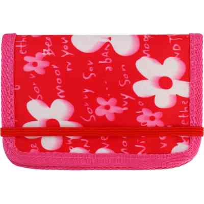 Гаманець дитячий Cool For School багатофункційний на гумці "Квіти", рожевий (CF86317) Вінниця