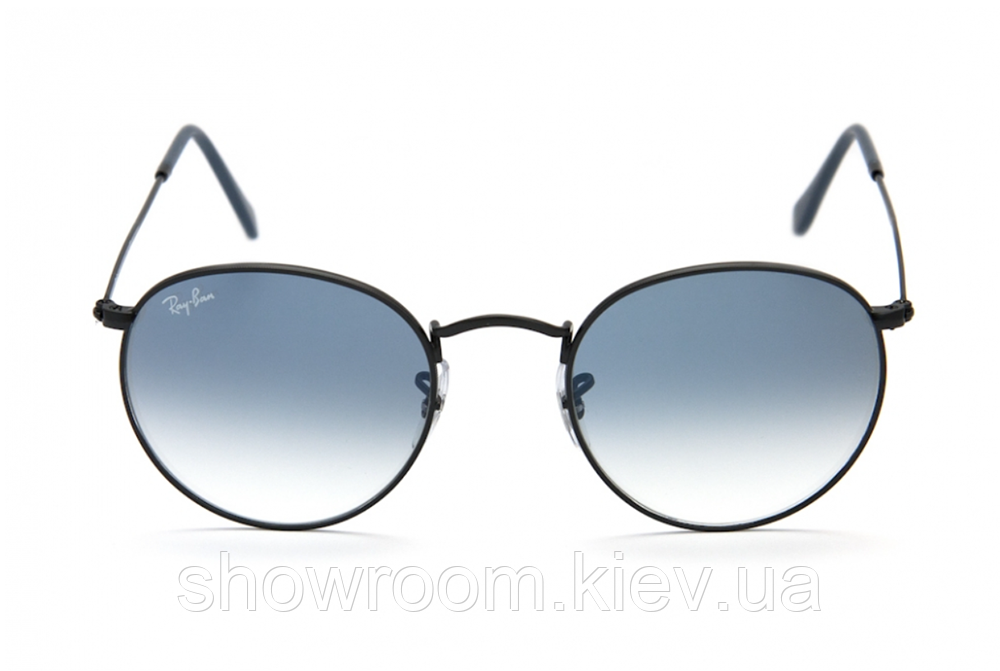 Сонцезахисні чоловічі окуляри Ray Ban Round 3447 002/32 LUX Київ - фото 3