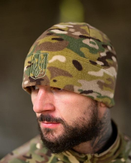 Флісова шапка Герб мультикам ВТ7673 Одеса - фото 1