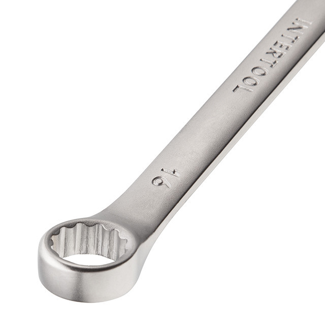 Ключ комбінований 16мм Cr-V INTERTOOL HT-1216 Київ - фото 3