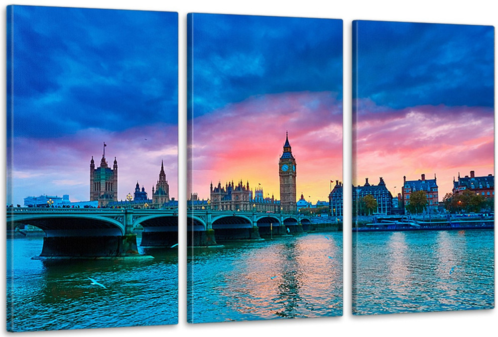 Модульная картина в гостиную / спальню   Біг-Бен     ART-212_3A Киев - изображение 1