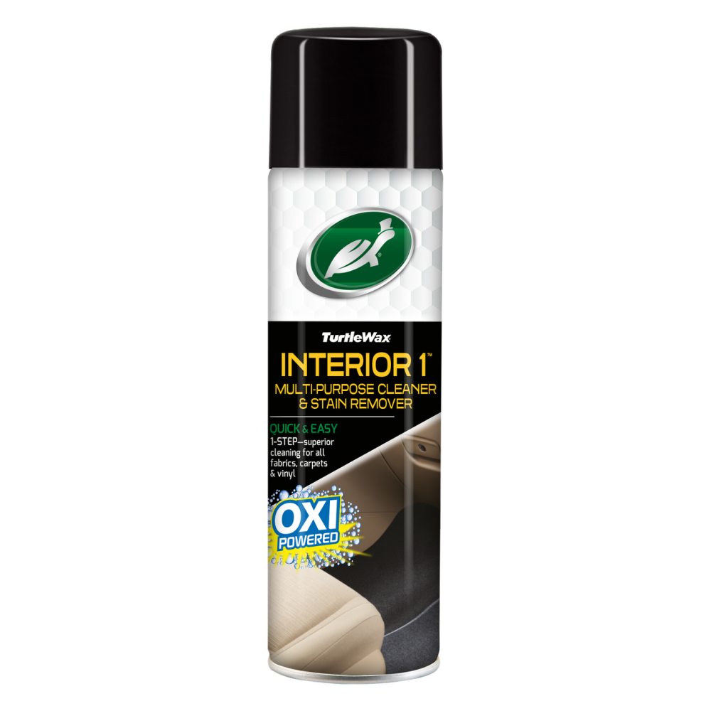 TURTLE WAX 52998 — Суха хімчистка для текстилю з нейтралізатором запахів INTERIOR 1, 500 мл | Очисник тканинної оббивки салону авт Ковель - фото 1
