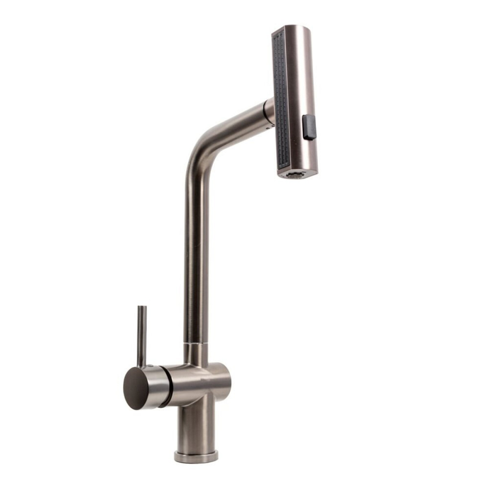 PLATINUM Кухонний змішувач PVD чорний Platinum IB2013BR Київ - фото 2