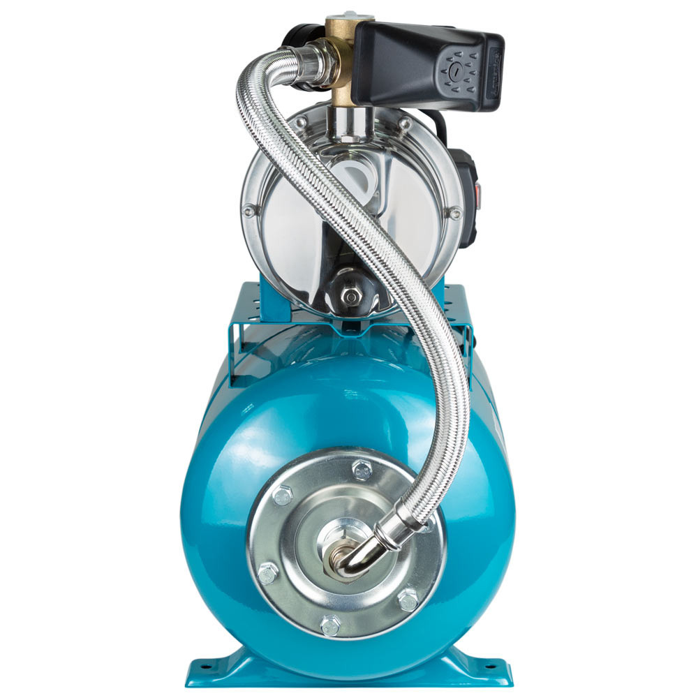 Станція 0.6кВт Hmax 35м Qmax 50л/хв (самовсмоктувальний насос нерж) 24л Україна AquaticaLEO EKJ-602SA5/UA Рівне - фото 8