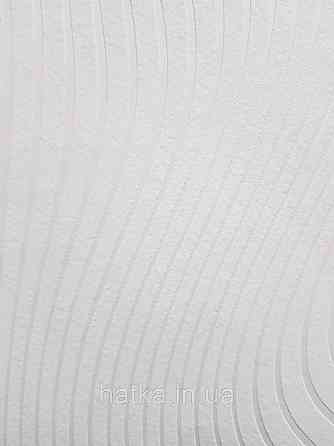 Обои под покраску виниловые на флизелине  Sintra Paint by 1.06x25 м полоски под бамбук белые 679609 Киев