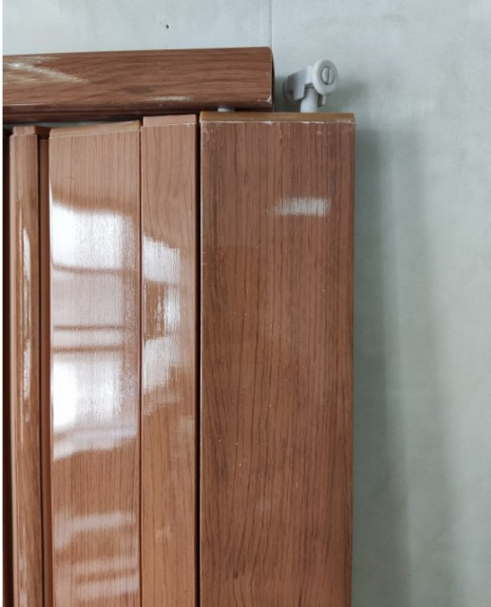 Двері гармошка полуостекленная 1020х2030х10мм Вільха №5 Дніпро - фото 5