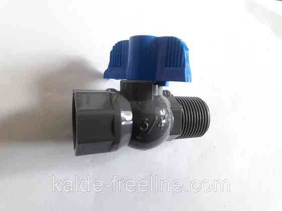 Кран пластиковый с резьбой 3/4