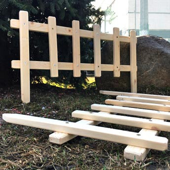 Ограждение для клумб 