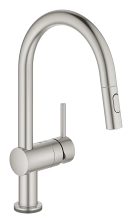 Сенсорний змішувач для кухні з висувним виливом Grohe Minta Touch   ( 31358DC2 ) 36095 Харків