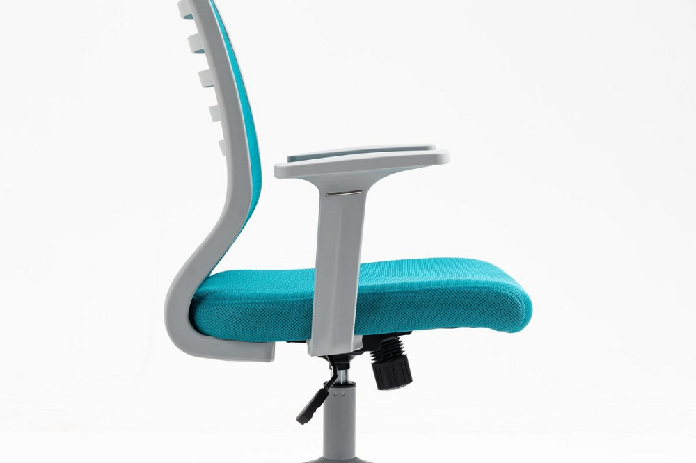 Крісло поворотне Q-320 блакитне Київ - фото 11