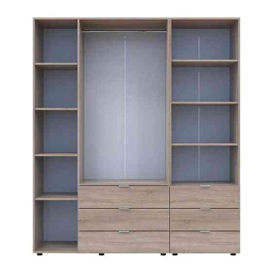 Шафа для одягу Doros Гелар Дуб сонома 3ДСП з пеналом 176.2х49.5х203.4 (DRS-011921) Львів