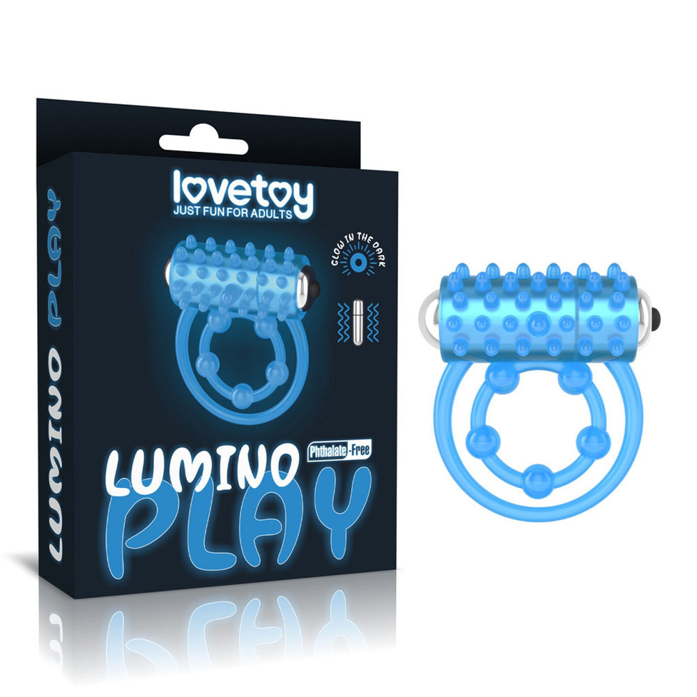 Ерекційне вібро кільце LUMINO PLAY VIBRATING PENIS RING Sex Aura Київ - фото 1