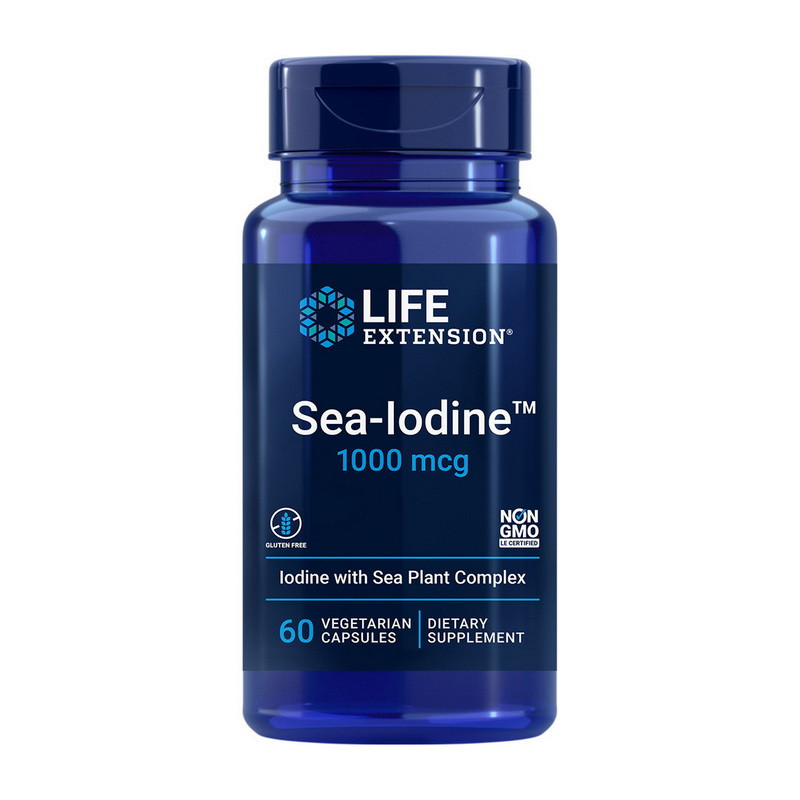 Sea - Iodine 1000 mcg (60 veg caps) Луцьк - фото 1