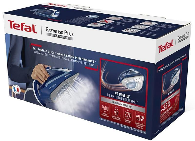 Праска Tefal Easygliss Plus FV5735E0 синій з білим Харків - фото 9