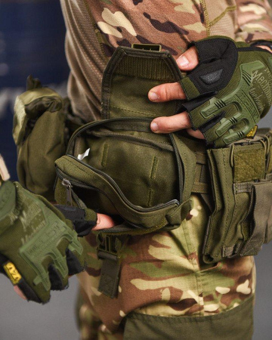 Тактичний розвантаження РПС YAKEDAз ременем, підсумками та стропами MOLLE ПР8527 Одеса - фото 2
