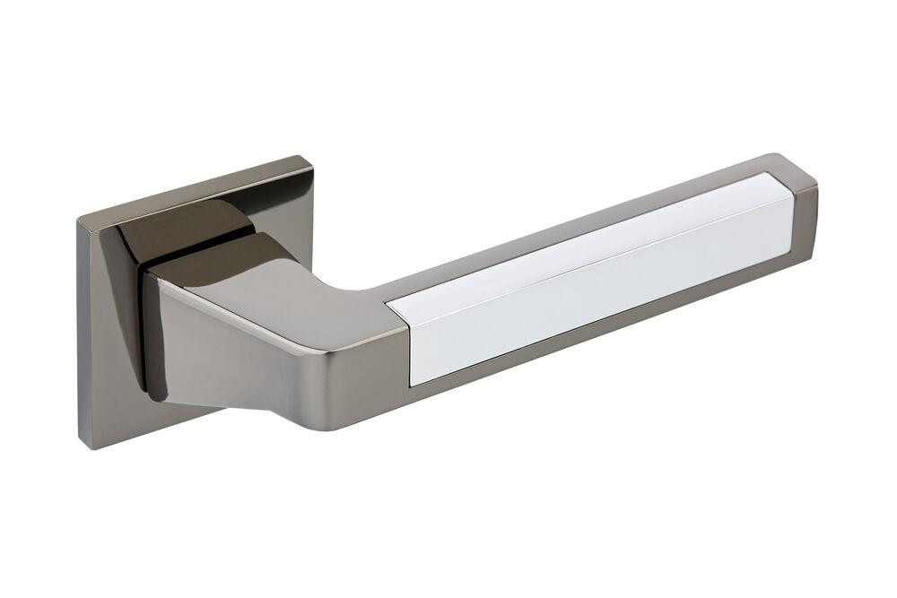 Ручки Gavroche WOLFRAMIUM BN/CP  черний никель со вставкой хром Киев - изображение 2