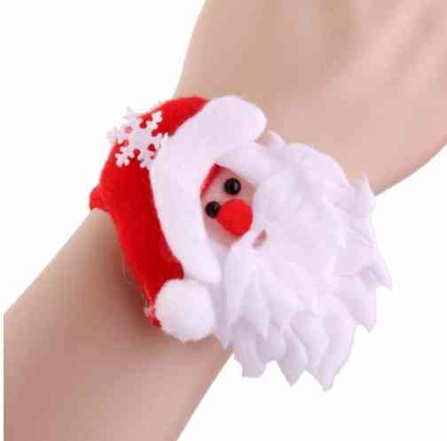 Новорічний браслет на руку Дід Мороз 22 см різнобарвний Київ