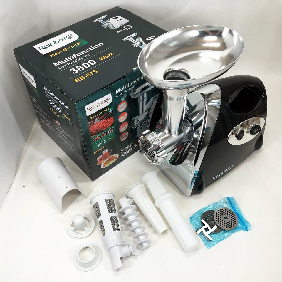Электрическая мясорубка для изготовления фарша Rainberg, Электро мясорубка для томатов UY-26 Львов - изображение 12