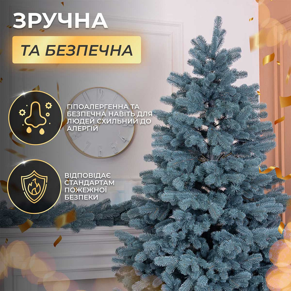 Lugi Ялинка штучна 1.8 м Говерла блакитна Киев - изображение 6