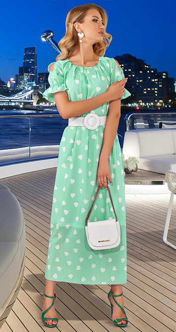 Шифонове плаття в довжині міді Київ - фото 2