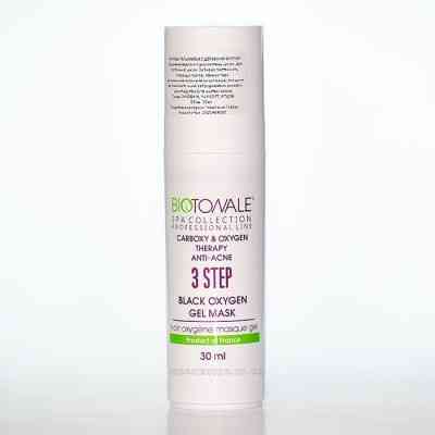 Киснева гель-маска з деревним вугіллям (BLACK BUBBLE MASK) Biotonale  30 ml, фл. Дніпро