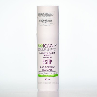 Киснева гель-маска з деревним вугіллям (BLACK BUBBLE MASK) Biotonale  30 ml, фл. Дніпро - фото 1