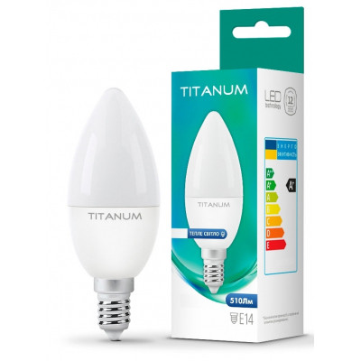 Лампочка TITANUM Filament C37 4W E14 4100K (TLFC3704144) Винница - изображение 1