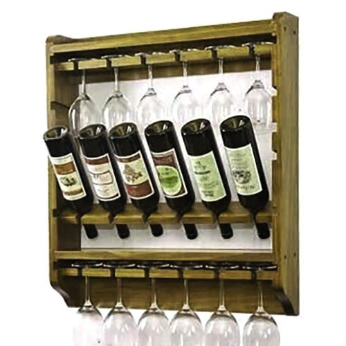 Настенная винная полка 