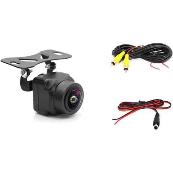 Камера заднього виду E309 1080P 180 градусів об'єктив «риб'яче око» універсальна Київ