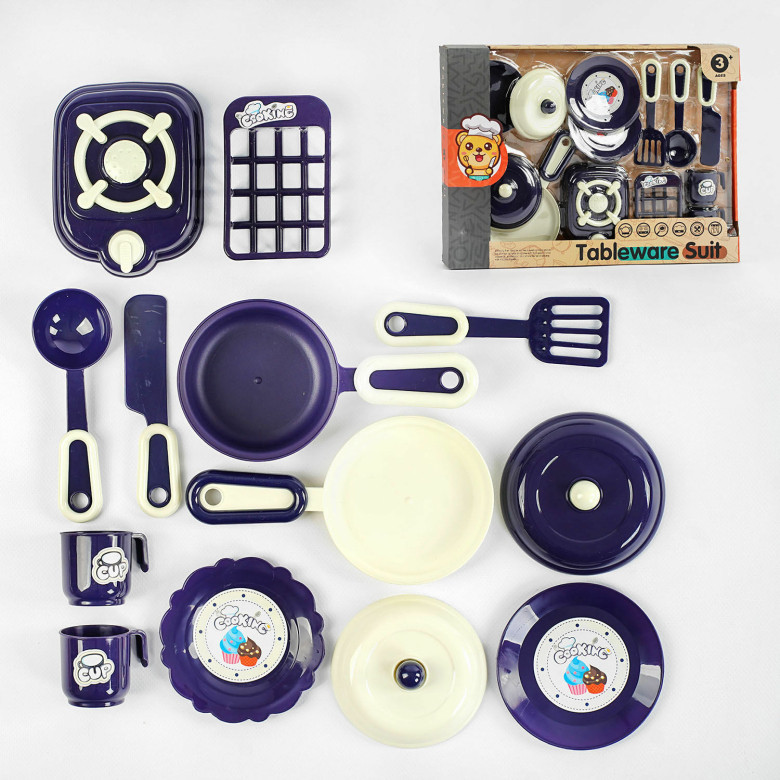 Набір ігровий Tableware Suit посуд 13 предметів (HS 5023 C) Чернігів - фото 1