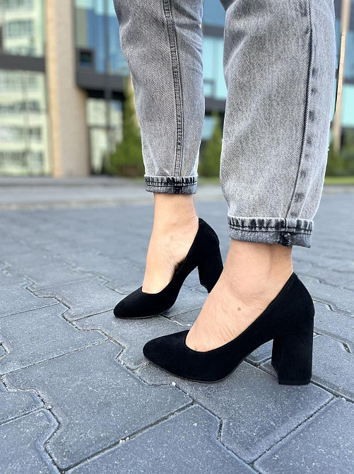 Nivelle Туфлі жіночі NIVELLE 1592/8051-8048 чорні (весна-осінь, замша натуральна) (3481) 36р.37 Коломия - фото 1