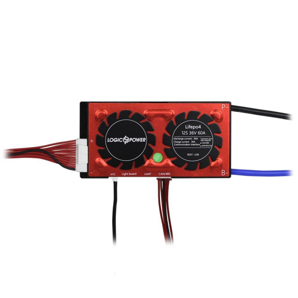 Smart BMS плата LP LiFePO4 36V 12S Dis 60A Ch 30A UART+RS485+CAN Киев - изображение 1