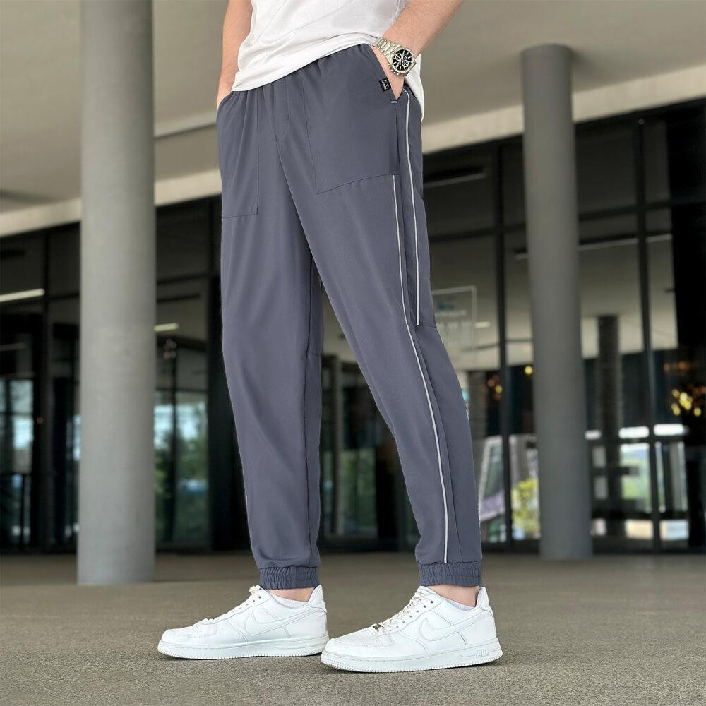 Чоловічі легкі джогери із софту антрацит Pobedov Weekend Київ - фото 2