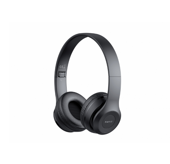 Навушники бездротові накладні Havit HV-H632BT чорний Житомир - изображение 6
