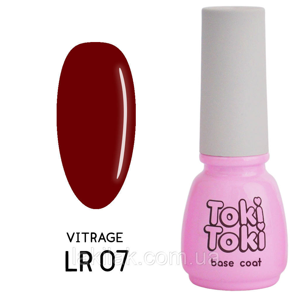 Гель-лак Toki-Toki Lady in Red LR 07 вітражний червоний 5мл Херсон - фото 1