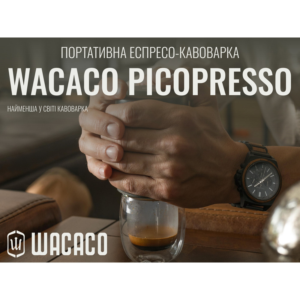 Еспресо кавоварка Wacaco Picopresso механічна (для меленої кави) Чорний Київ - фото 7