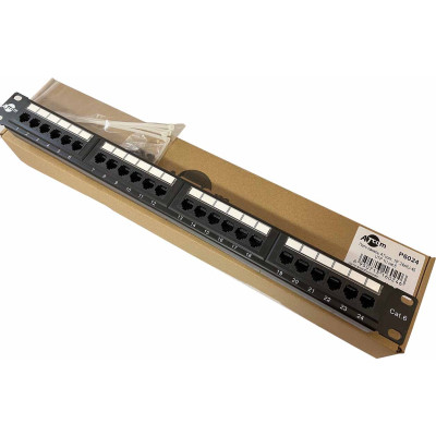 Патч-панель Atcom 19" 24 порта UTP cat.6 (P6024) Винница - изображение 1