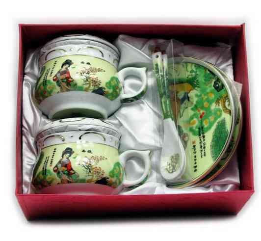 Сервиз чайный фарфоровый на 2 персоны Китаянка Киев