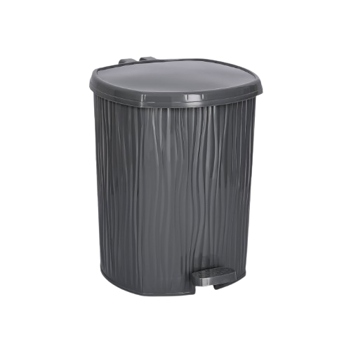 Відро для сміття 11л чорний Хвиля Wavy ELIF Житомир